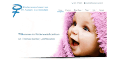 Desktop Screenshot of kinderwunschzentrum.li