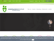 Tablet Screenshot of kinderwunschzentrum.at